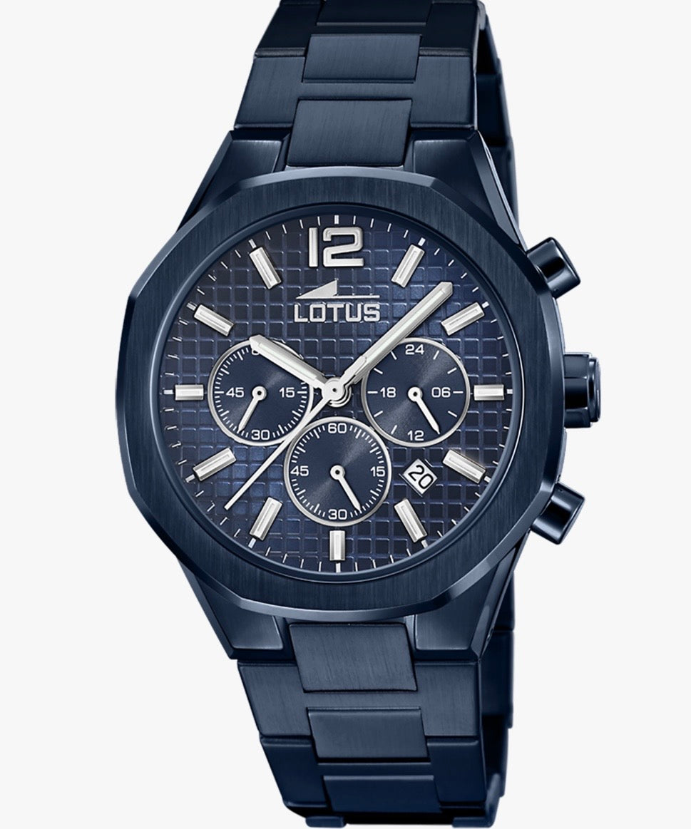 RELOJ DE HOMBRE LOTUS FREEDOM CON ESFERA AZUL