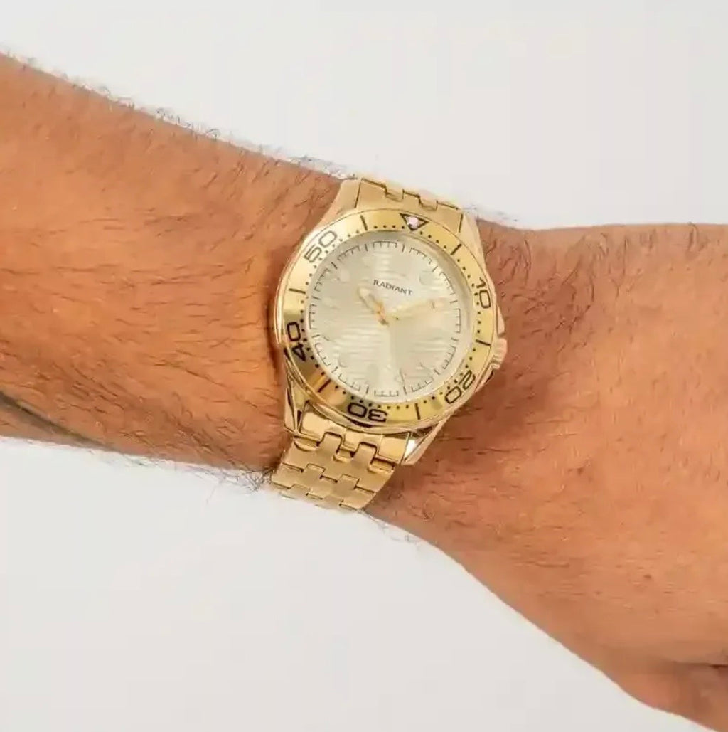 Reloj Radiant Hombre Chris Champagne dorado