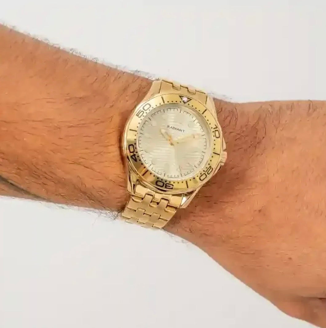 Reloj Radiant Hombre Chris Champagne dorado