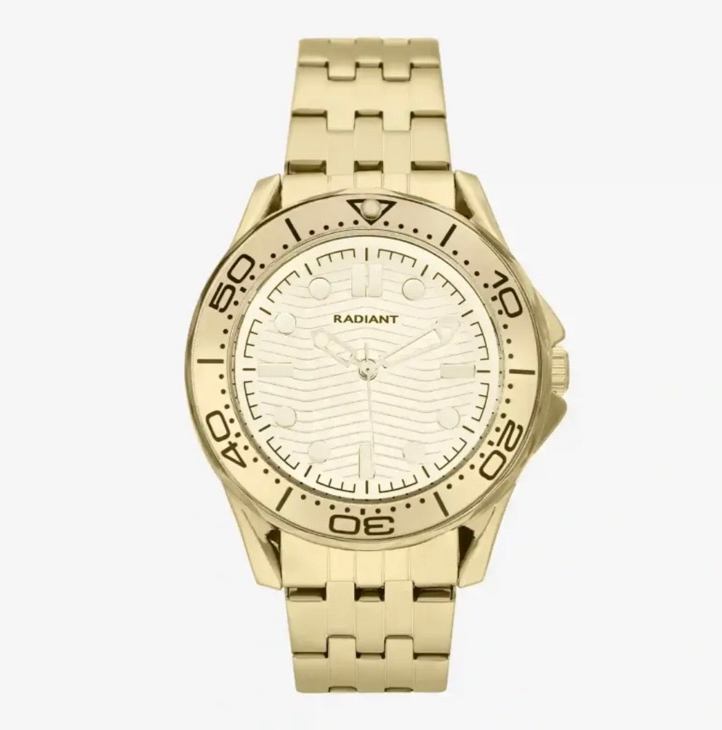 Reloj Radiant Hombre Chris Champagne dorado
